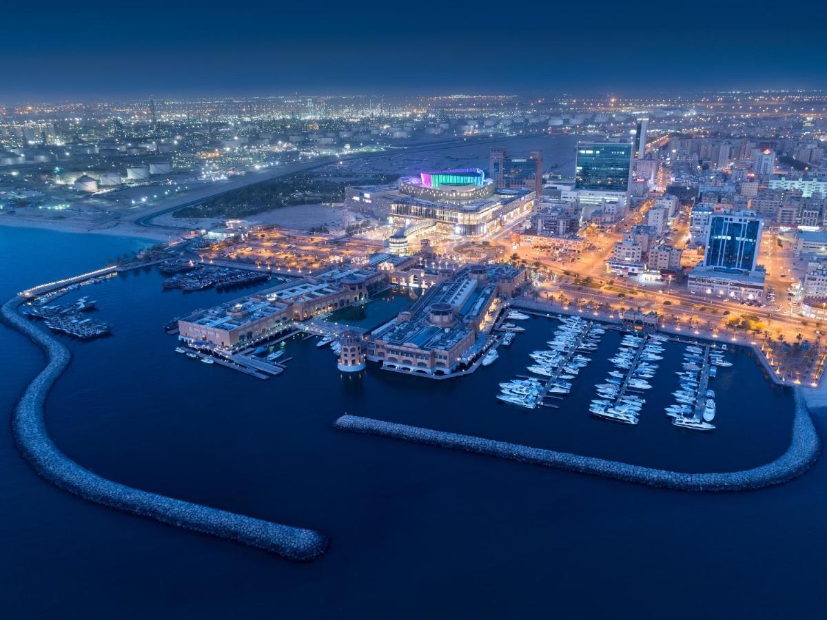 Hyatt Regency Al Kout Mall Kuwait City Eksteriør billede Aerial view of the marina